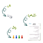 لعبة حلزون الكلمات (السلم والثعبان)